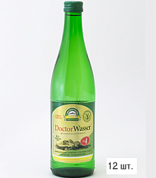 Doctor Wasser №4 Доктор Вассер №4 лечебно-столовая минеральная вода 0,5л стекло (12 бутылок)