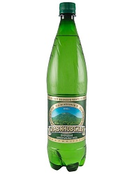 Славяновская лечебно-столовая минеральная вода 1,0л (ПЭТ) (8 бутылок)