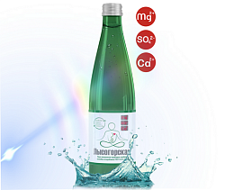 Лысогорская лечебная минеральная вода с Магнием Mg+ 0,5л стекло (12 бутылок)